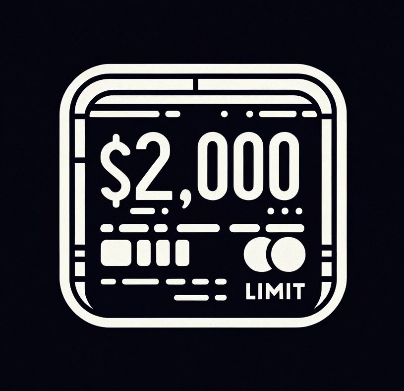 2000 credit limit